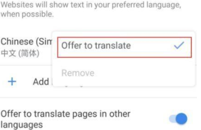 手机版谷歌浏览器怎么设置中文