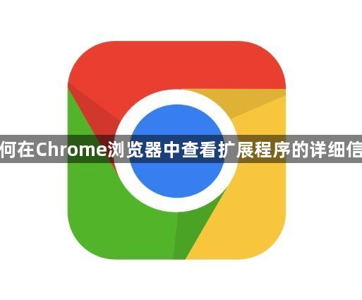 如何在Chrome浏览器中查看扩展程序的详细信息