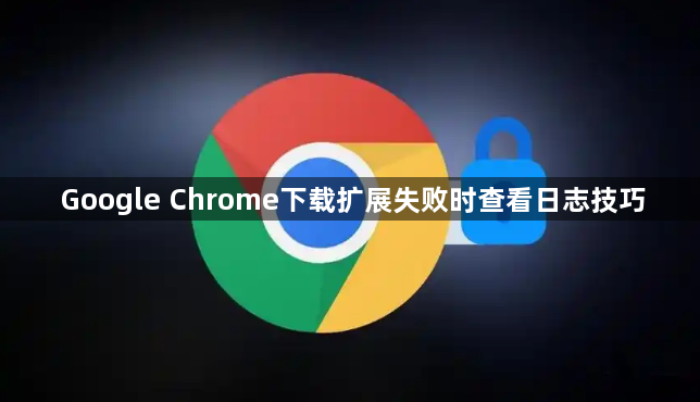 Google Chrome下载扩展失败时查看日志技巧1