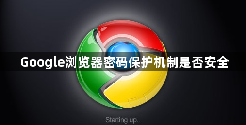 Google浏览器密码保护机制是否安全1
