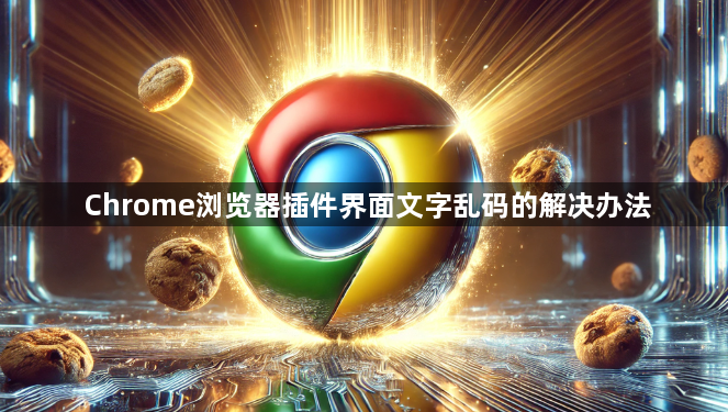 Chrome浏览器插件界面文字乱码的解决办法1