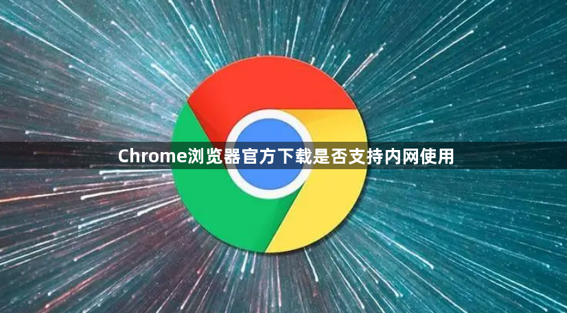 Chrome浏览器官方下载是否支持内网使用1