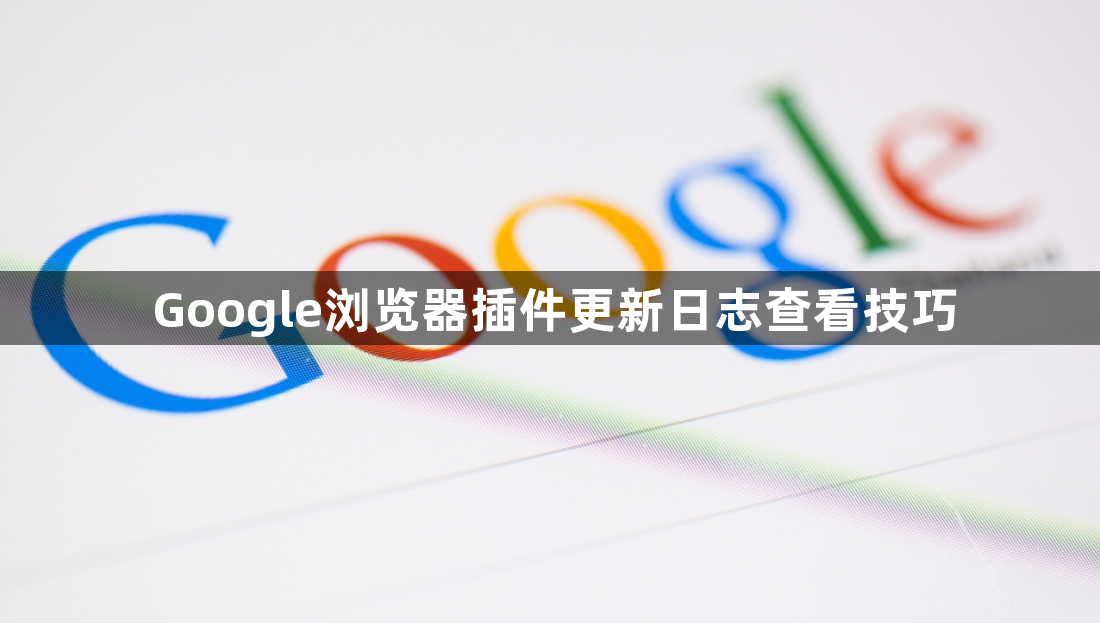Google浏览器插件更新日志查看技巧1