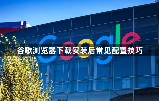 谷歌浏览器下载安装后常见配置技巧1