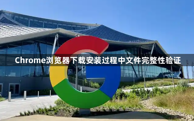 Chrome浏览器下载安装过程中文件完整性验证1
