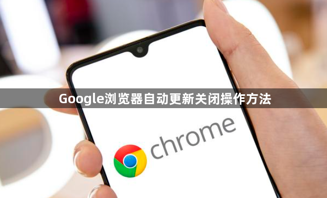 Google浏览器自动更新关闭操作方法1