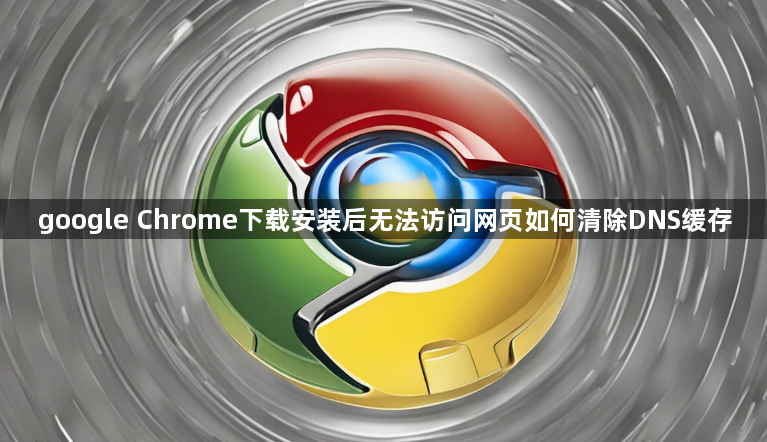 google Chrome下载安装后无法访问网页如何清除DNS缓存1