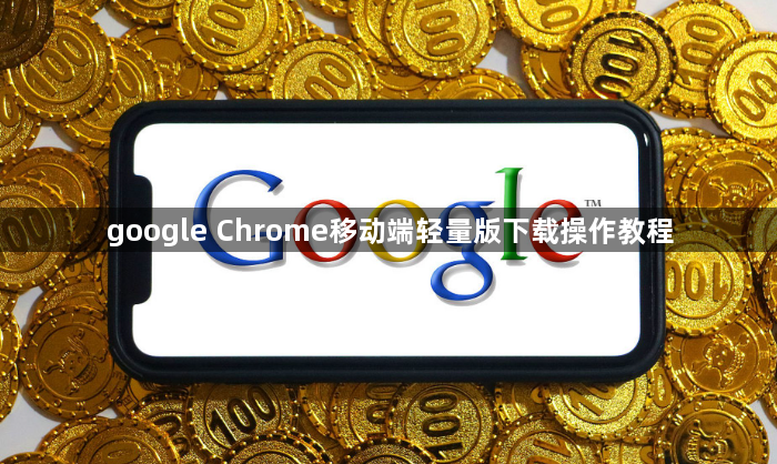 google Chrome移动端轻量版下载操作教程1