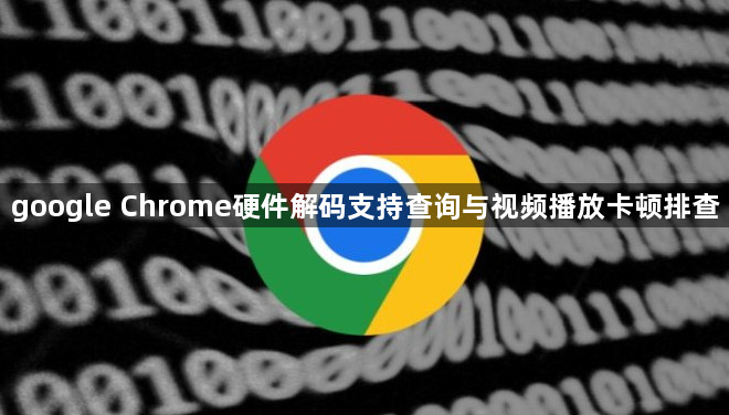 google Chrome硬件解码支持查询与视频播放卡顿排查1