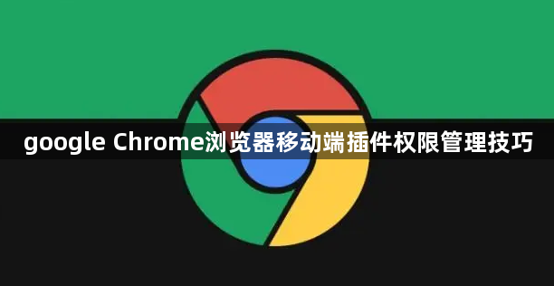 google Chrome浏览器移动端插件权限管理技巧1