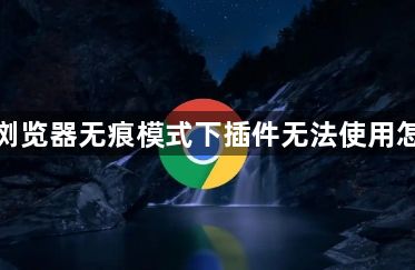 谷歌浏览器无痕模式下插件无法使用怎么办1