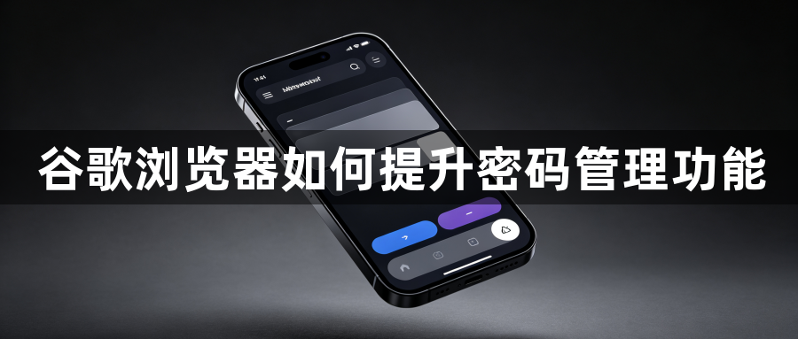 谷歌浏览器如何提升密码管理功能1