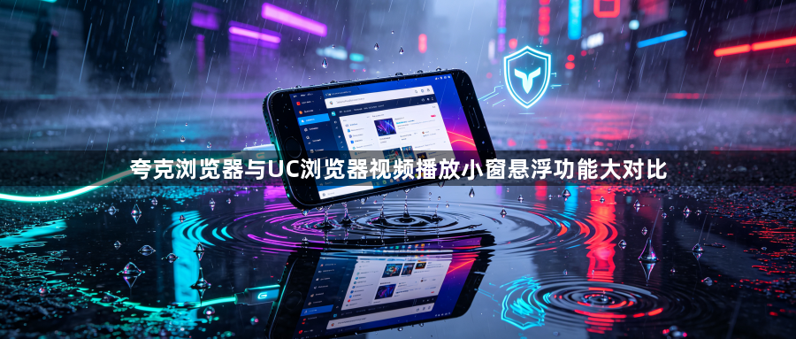 夸克浏览器与UC浏览器视频播放小窗悬浮功能大对比1