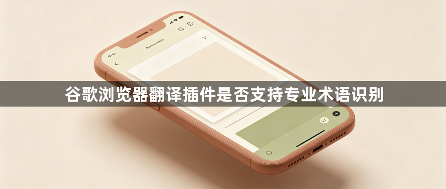谷歌浏览器翻译插件是否支持专业术语识别1