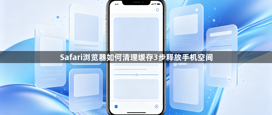 Safari浏览器如何清理缓存3步释放手机空间1