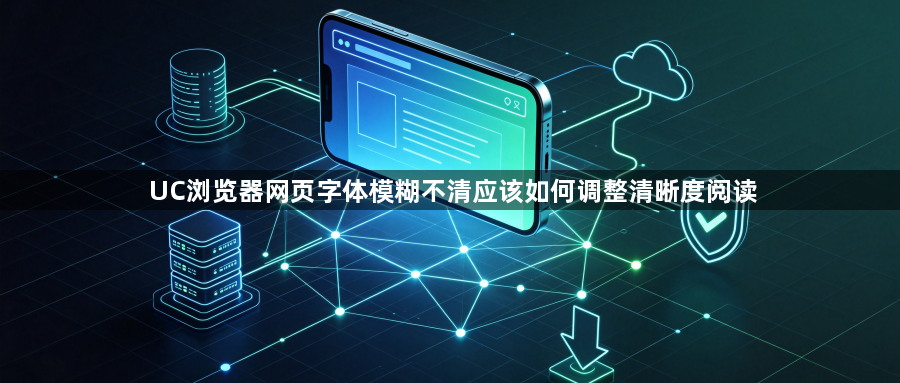 UC浏览器网页字体模糊不清应该如何调整清晰度阅读1