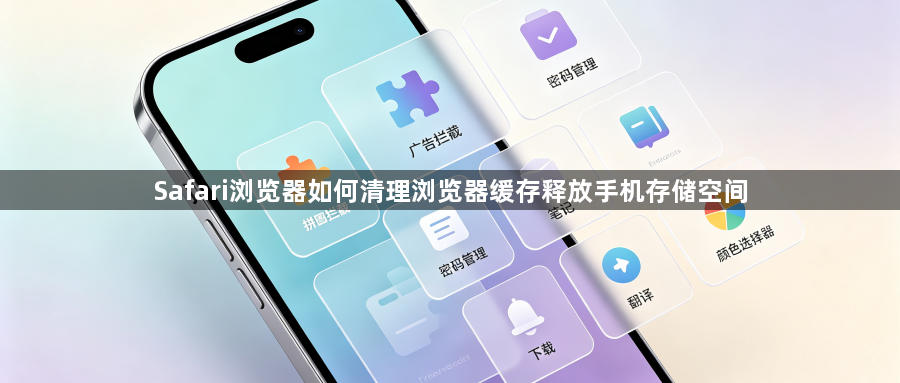 Safari浏览器如何清理浏览器缓存释放手机存储空间1