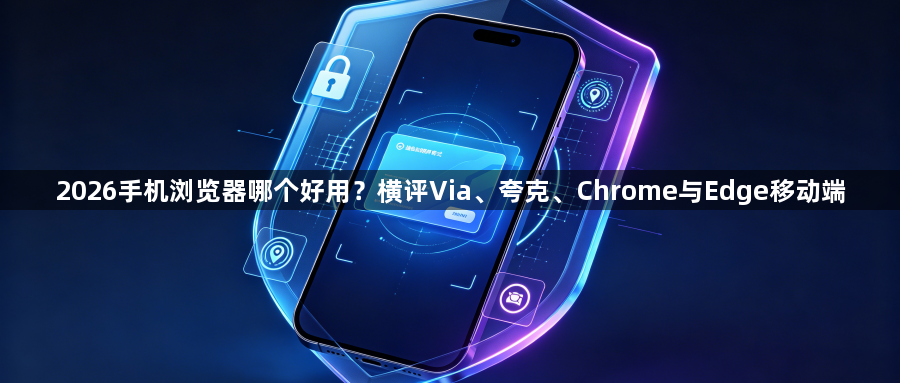 2026手机浏览器哪个好用？横评Via、夸克、Chrome与Edge移动端1