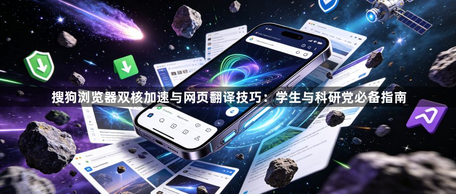 搜狗浏览器双核加速与网页翻译技巧：学生与科研党必备指南1