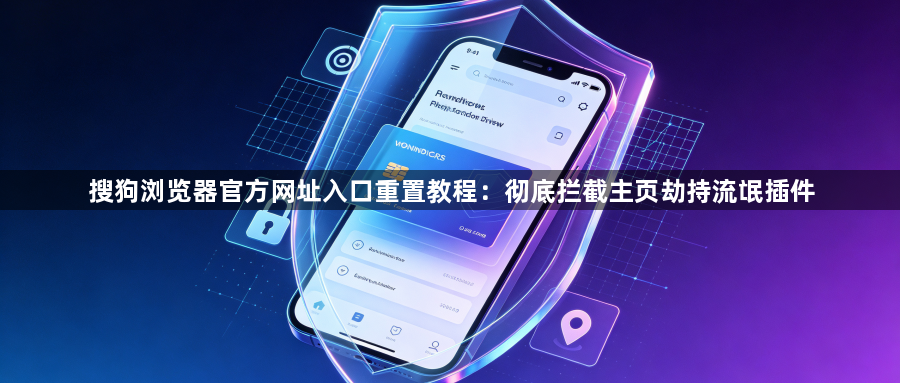 搜狗浏览器官方网址入口重置教程：彻底拦截主页劫持流氓插件1