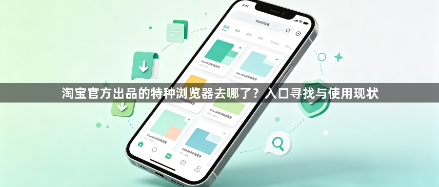 淘宝官方出品的特种浏览器去哪了？入口寻找与使用现状1