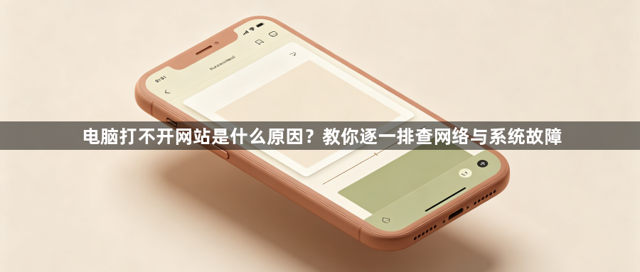 电脑打不开网站是什么原因？教你逐一排查网络与系统故障1