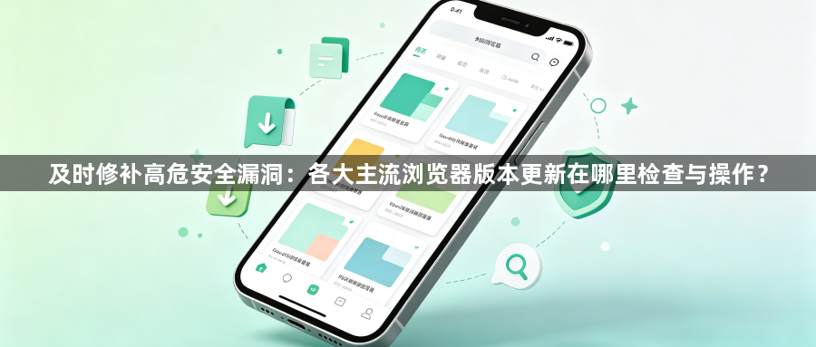 及时修补高危安全漏洞：各大主流浏览器版本更新在哪里检查与操作？1
