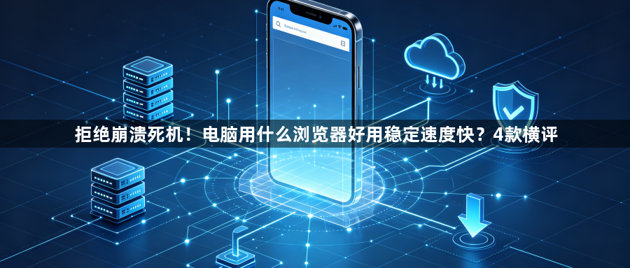 拒绝崩溃死机！电脑用什么浏览器好用稳定速度快？4款横评1