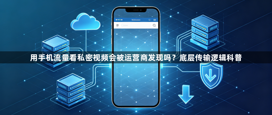 用手机流量看私密视频会被运营商发现吗？底层传输逻辑科普1