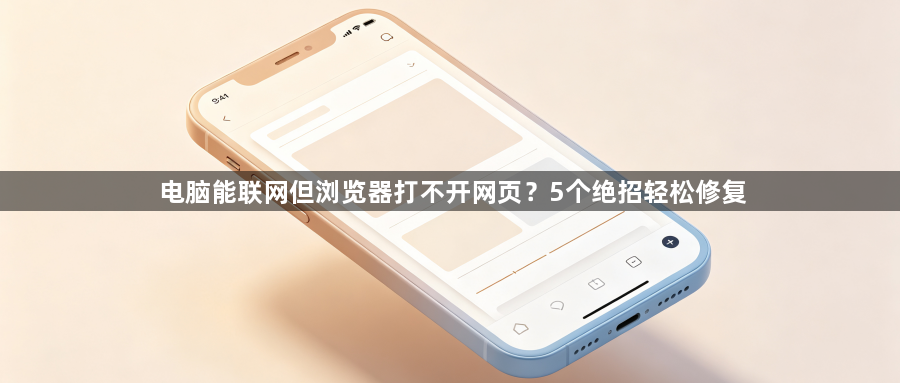 电脑能联网但浏览器打不开网页？5个绝招轻松修复1