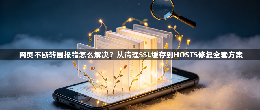 网页不断转圈报错怎么解决？从清理SSL缓存到HOSTS修复全套方案1