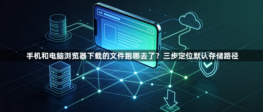 手机和电脑浏览器下载的文件跑哪去了？三步定位默认存储路径1
