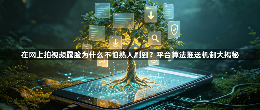 在网上拍视频露脸为什么不怕熟人刷到?平台算法推送机制大揭秘1