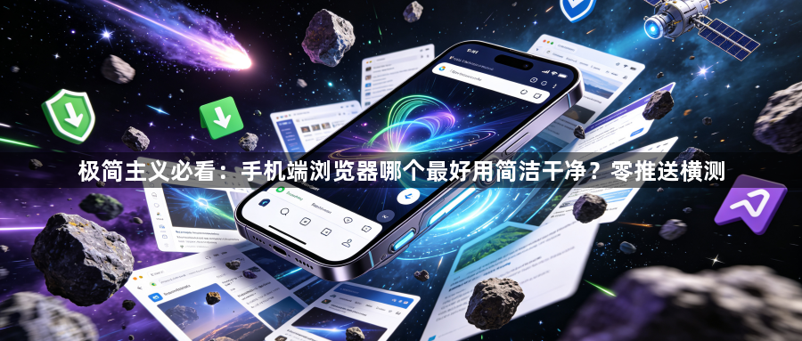 极简主义必看：手机端浏览器哪个最好用简洁干净？零推送横测1