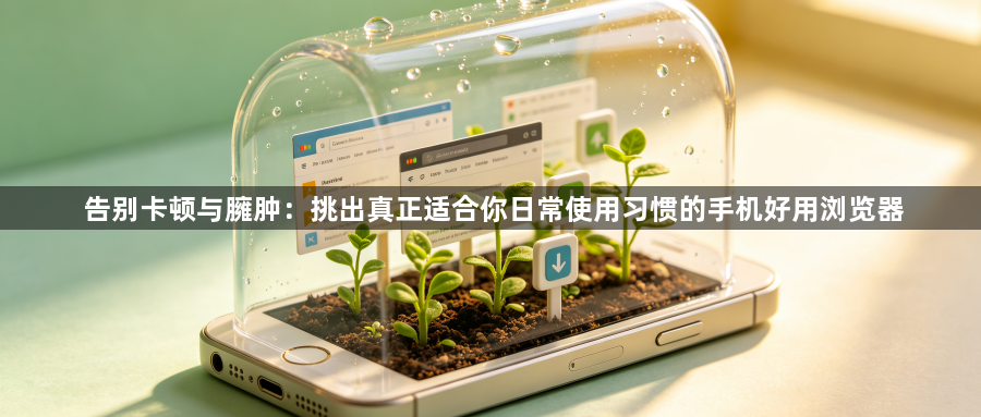 告别卡顿与臃肿:挑出真正适合你日常使用习惯的手机好用浏览器1
