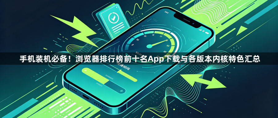 手机装机必备！浏览器排行榜前十名App下载与各版本内核特色汇总1