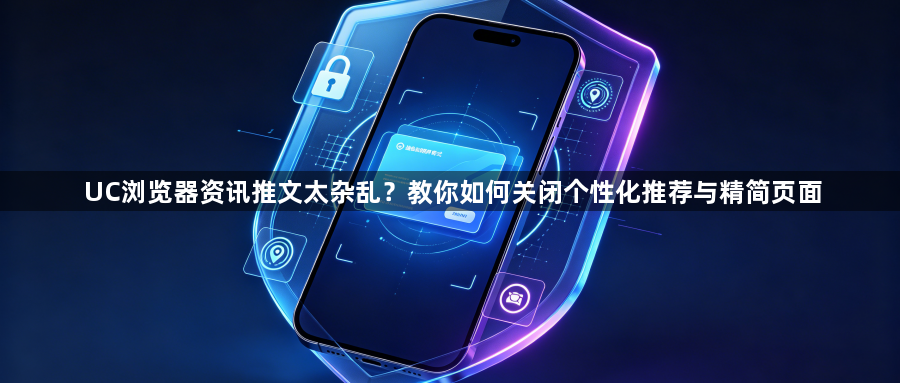UC浏览器资讯推文太杂乱？教你如何关闭个性化推荐与精简页面1