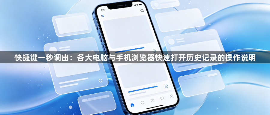 快捷键一秒调出：各大电脑与手机浏览器快速打开历史记录的操作说明1
