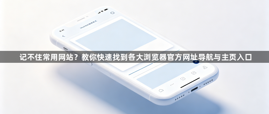 记不住常用网站?教你快速找到各大浏览器官方网址导航与主页入口1
