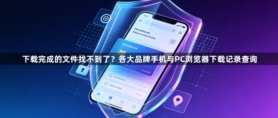 下载完成的文件找不到了？各大品牌手机与PC浏览器下载记录查询1