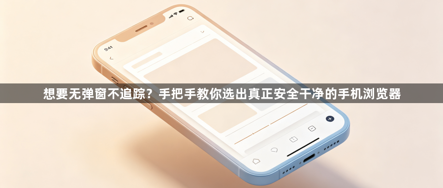 想要无弹窗不追踪？手把手教你选出真正安全干净的手机浏览器1