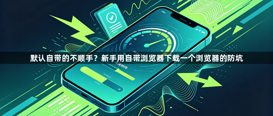 默认自带的不顺手？新手用自带浏览器下载一个浏览器的防坑1